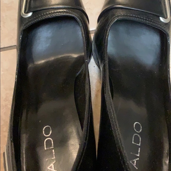 Aldo shoes black leather very good condition - Picture 8 of 8